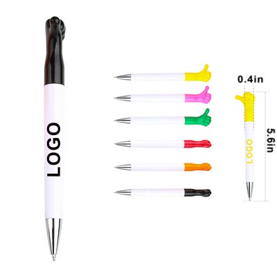 Cartoon Gesture Shaped Twisting Pen