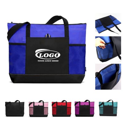 Large Tote-Style 600D Oxford Shopping & Carry Bag