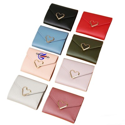 PVC Leather Card Holder Wallet