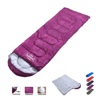 Envelope-Style Hooded Sleeping Bag