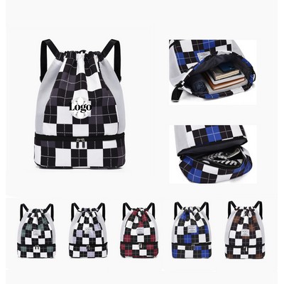 Oxford Cloth Drawstring Pouch