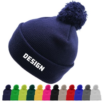 Beanies With Poms