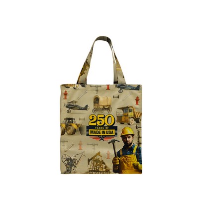 USA Union Made Bottom DyeSub Tote