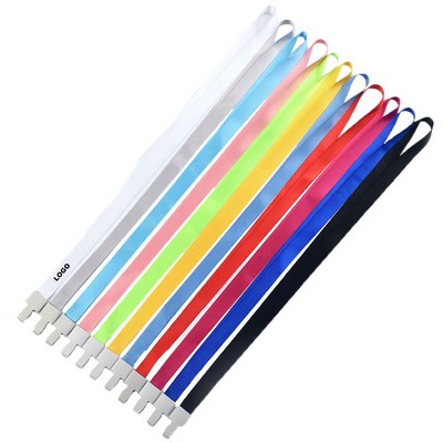 Custom Printed Logo Polyester Lanyard for ID Badge