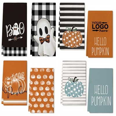 Halloween Theme Microfiber Printed Towel