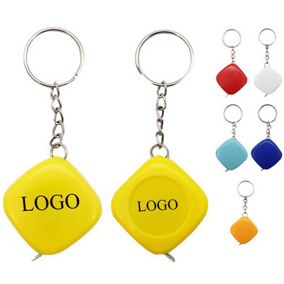 Compact Measuring Ruler with Keychain