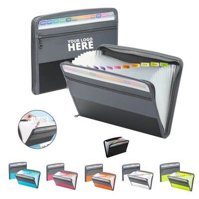 13 Pocket Expanding File Folder