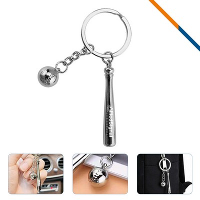 WalkOff Baseball Keychain