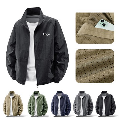 Men's Casual Outdoor Jacket For Spring Fall