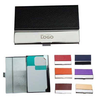 Stainless Steel Metal Business Card Holder RFID Safe
