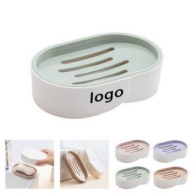 High-Quality PP Soap Dish with Drainage System (Waterproof, Drying Design)