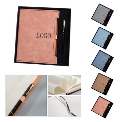 Classic Hard Cover Notebook Pen Set