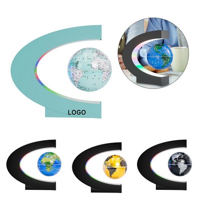 Floating Globe with LED Light