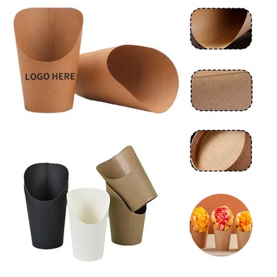 Premium Kraft Paper Fry Containers