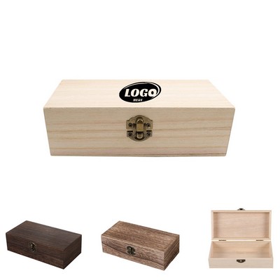 Natural DIY Wooden Craft Box