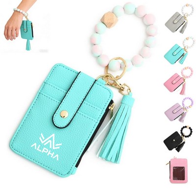 Silicone Bracelet Keychain Wallet