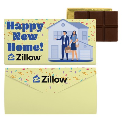 Embossed Chocolate 3 Bar Envelope
