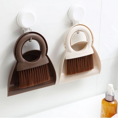 Tabletop Mini Dustpan and Brush Set for Cleaning