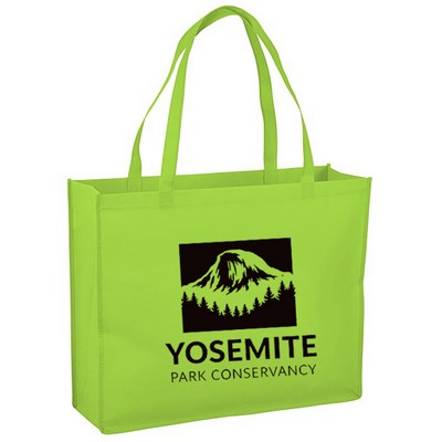 Non-Woven Spree Shopping Tote - 16" x 20" x 6"