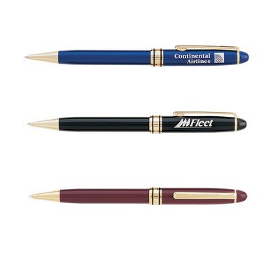 Norman-I Luxury Ballpoint Pen with Gold Accents