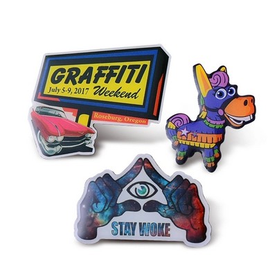 3/4" Stainless Steel Printed Pin