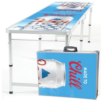 Custom 8 Ft. Beer Pong Table / Aluminum