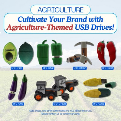 Custom Agriculture-Themed USB Drives