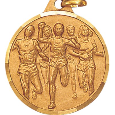1 1/4" E Series Die Struck Marathon Medal