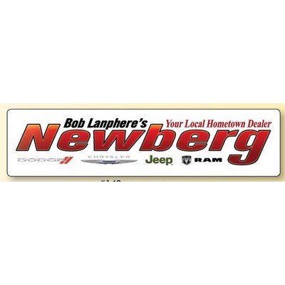 Full Color Stock Domes & Shapes w/White Reflective Material (1½" x 6")