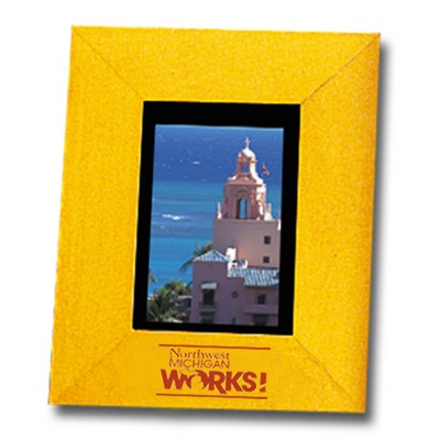 Mustard Yellow Two-Tone Wooden Frame (3-1/2" x 5" Photo)