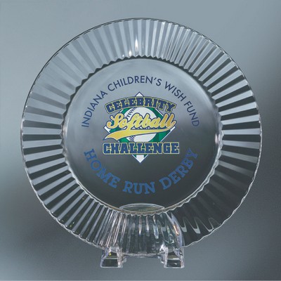 12" Clear Glass Radient Border