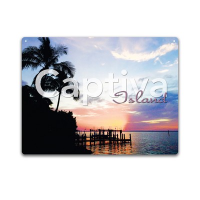 Metal 18X24 Two Sided Sign. Full Color