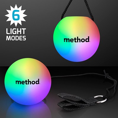 LED Poi Ball Swirling Light Toy - PRINTED