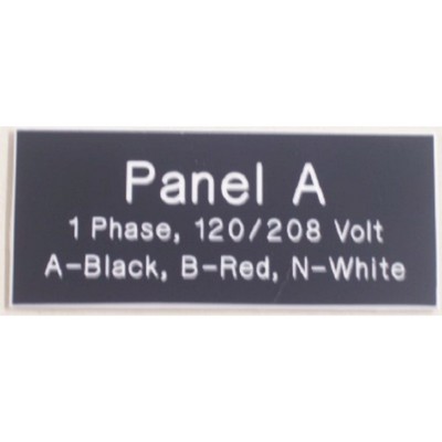 1" x 3" - Acrylic Signs