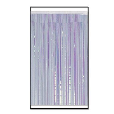 Flame Resistant 2-Ply Metallic Fringe Drapes