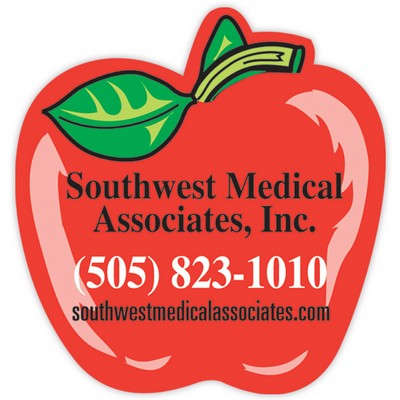 Vinyl Label (2.25"x2.25") Apple Shape