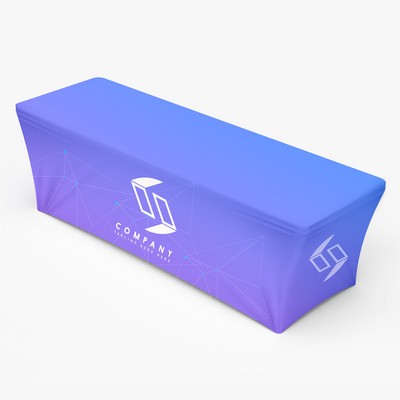 Stretch 8ft Table Cover- Full Color Digitally Printed