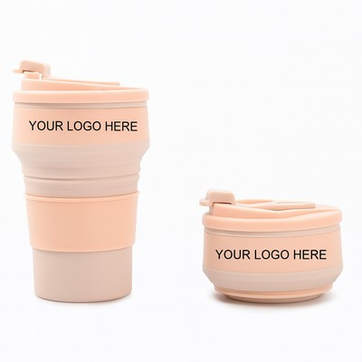 17 oz Leak-proof Silicone Collapsible Travel Cup