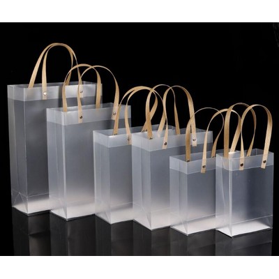 PP Clear Frosted Gift Bag/Shopping Bag