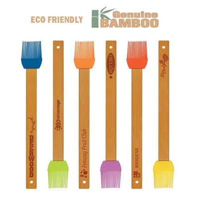 Silicone Baster Brush with Bamboo Handle