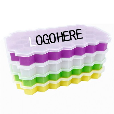Honeycomb Ice Cube Tray w/Sealed Lid