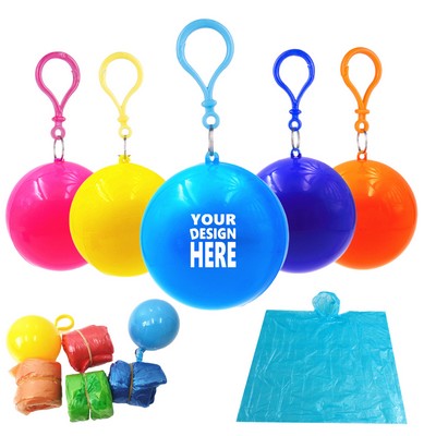 Disposable Emergency Poncho Ball