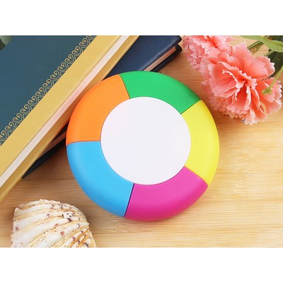 5 color Round Highlighters