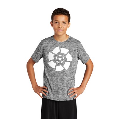 Sport-Tek Youth PosiCharge Electric Heather Tee