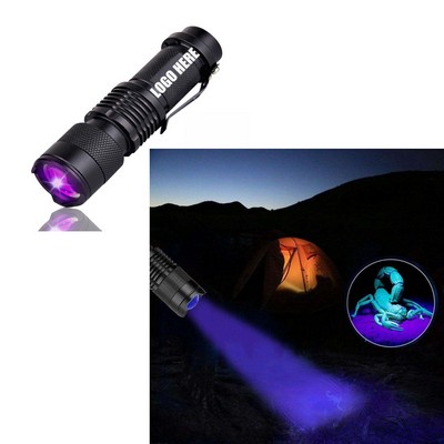 Zoomable Black Light Flashlight