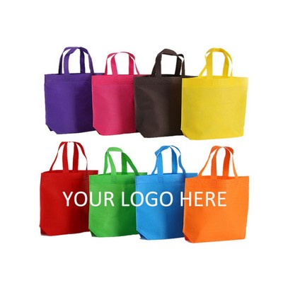 Economy Non-Woven Shopping Tote Bag 12 1/2"*15"*3 15/16"