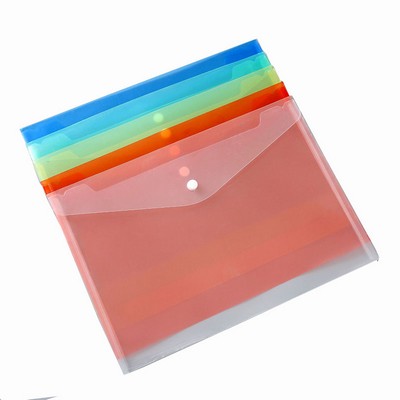 Custom clear filing storage bag A4 document holder
