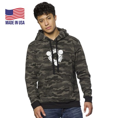 Unisex Triblend Pullover Camo Hoody