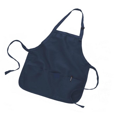 Medium Length Apron with Pouch