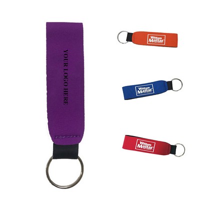 Neoprene Wrist Strap Keychain Holder